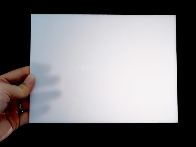 LED diffuser sheet manufactured by SinoPlastix