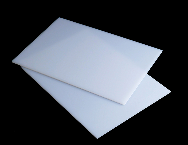 Muestras de difusor de policarbonato blanco translúcido
